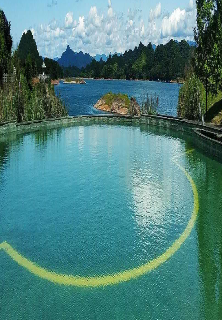 黃山太平湖度假酒店無邊際泳池(圖1)