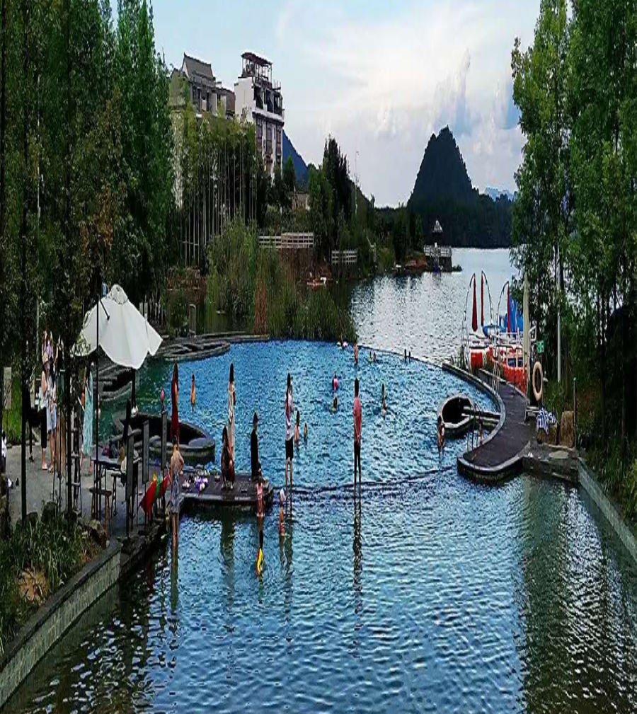 黃山太平湖度假酒店無邊際泳池(圖2)